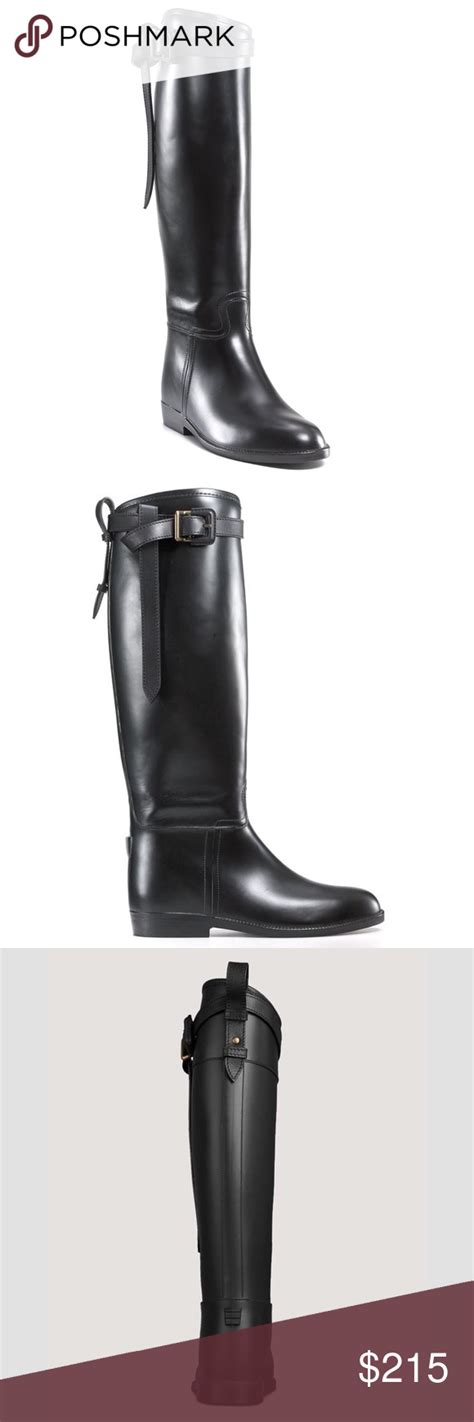 burberry combat boots mens|Burberry flat riding rain boots.